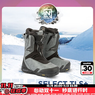 Nitro ski boots select snowboard snowshoes 2526 men's all-region all-round sliding and carving park snowboard snowshoes select 41 (270mm)