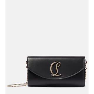 Lobotin light luxury women's leather chain wallet black one size