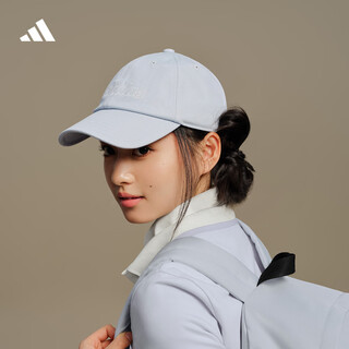 Adidas practical, fashionable and versatile small soft top sports baseball cap sun visor hat for men and women adidas light blue osfm