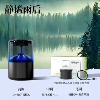 Yusenyi car aromatherapy 2025 new long-lasting fragrance men's car high-end car perfume atomization high-end automatic spray quiet after the rain (start and stop with the car-five-color ambient light-second fragrance for the whole car)