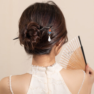 Chimera (chimera) new chinese style ebony hairpin daily commuting hairpin women's antique style high-end hairpin girl's birthday gift