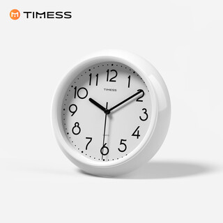 Timess bathroom waterproof wall clock bathroom kitchen clock 2025 new clock wall hanging watch sitting and hanging dual-use quartz clock