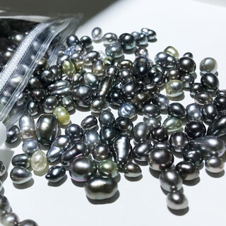 Quan yin 2025 natural freshwater ocean pearl wild nuclear gold pearl white pearl tahitian special shape irregular shape silver blue/g