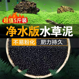 Cute Star Pet Amazon Water Grass Mud Strong Fertility Nutrient Soil Fish Tank Aquarium Landscaping Bottom Sand Water Plant Planting Mud Sand 5Jin [Jin equals 0.5kg]
