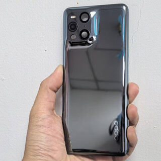 Oppo's new oppo findx3 original disassembled back cover findx3pro original glass battery cover mobile phone back case findx3/pro mirror black disassembled back cover