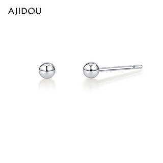 Ajidou ajidou earrings for women, s925 silver earrings, pierced earrings, earrings, accessories, silver, 2 pieces