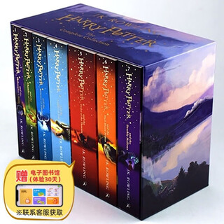 哈利波特英文原版 Harry Potter 7册套装（J.K罗琳 bloomsbury）赠电子图书馆体验卡 课外必读书目推荐教材 寒暑假假期读物 蓝思值880-1030L  小学教辅