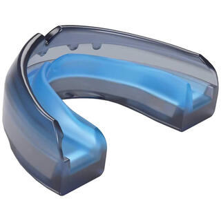 Shock doctor mouthguard for braces. adult sports protection. shapeable and reshapeable. suitable for rugby, basketball and baseball.