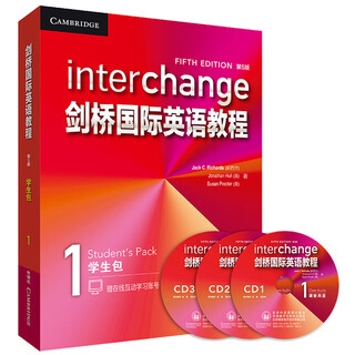 Cambridge international english course 1 student pack (5th edition, set of 4 volumes in total, point-to-read version, with 3 cds) student book + exercise book + audio-visual activity book + vocabulary and idioms manual