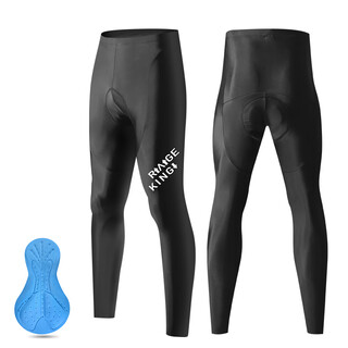 Rogtyo cycling jersey spring and autumn thin mountain road bike cycling top bib strap trousers men's cycling jersey set lightweight breathable/three-dimensional slim fit pants l