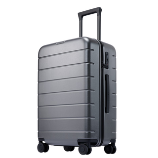 95% new mijia xiaomi suitcase 24-inch trolley case large capacity suitcase universal wheel password box men and women leather suitcase gray