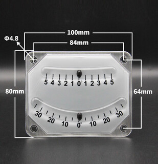 Double-tube ball balance ruler ship level slope meter 530 inclinometer angle meter 100mm white double-tube steel ball angle meter