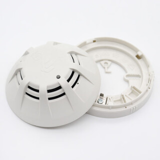 Beida jade bird smoke detector jty-gd-jbf5100 point type photoelectric smoke fire detector module manual alarm sound and light jbf5100 smoke detector + base