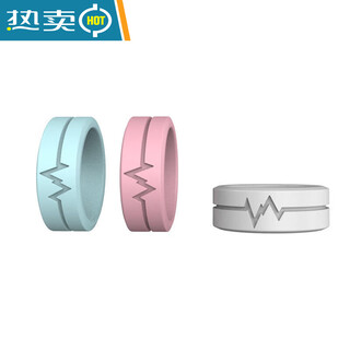 Shantou lincun silicone ring party trend survival soft ring luminous gift adult men and women ring light outdoor silicon gray