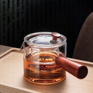 Jingchu kitchen teapot heat-resistant glass teapot tea water separation filter flower teapot tea maker kettle household tea set mingxiang kettle 550ml