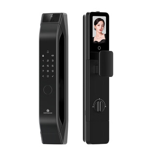 Desman smart door lock c-level lock cylinder 3d face recognition large screen fingerprint password anti-theft electronic lock dasheng q5fpro