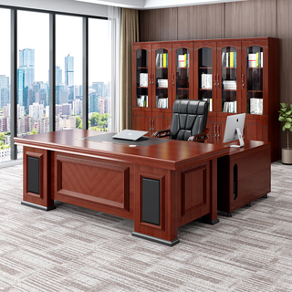 Executive desk desk boss desk president manager desk office table simple modern high-end office furniture combination 1.6m desk single table