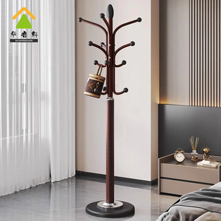 Huayinxuan coat rack, floor-standing bedroom clothes rack, living room bag rack, household clothes rack, vertical wrought iron large clothes rack