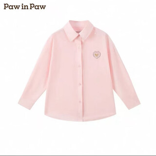 Pawinpaw cartoon bear children's shirt pink 140