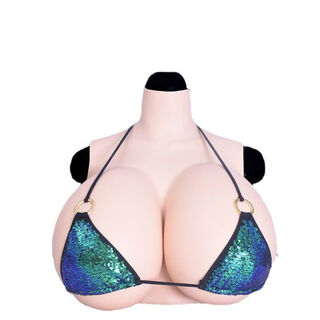 Giant oversized s cup silicone prosthetic breasts for men cross-dressing sm fake breasts breasts cos anchor props set slightly defective silicone shaking model s non-refundable