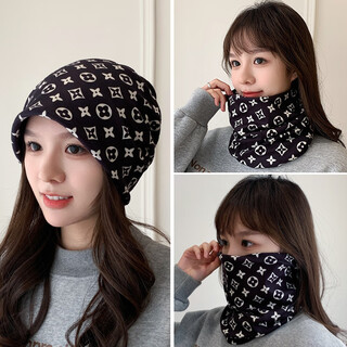Confinement hat, maternity postpartum headscarf, headband, spring and autumn knitted baotou hat, winter windproof and warm pile hat for women, cool parquet