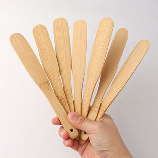 Iosn tools for making dumplings, wontons and buns, stuffing shovel, stuffing picker, flat spoon, bamboo carbonized stuffing mixing spoon, no paint, no wax, shoot one and three, 3 in total, slow hands and no