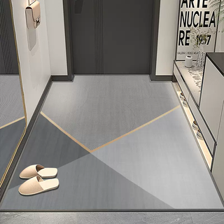 Yusenyi floor mat entry door mat entrance foot mat 2025 new gate and outside home entry carpet cocoon round 160x180cm newly upgraded antibacterial, anti-slip and anti-fouling