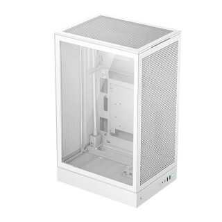 Jiuzhou fengshen (deepcool) ch270 chassis (intelligent digital display base/compatible with m-atx back-plug motherboard/388mm graphics card/174mm heat dissipation height limit/360 water cooling) ch270 white