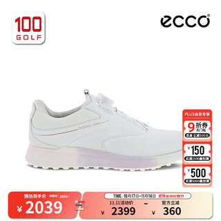 Ecco golf shoes for women new s3 series boa waterproof, breathable, comfortable and stable ecco golf shoes for women 10297360621 38 size