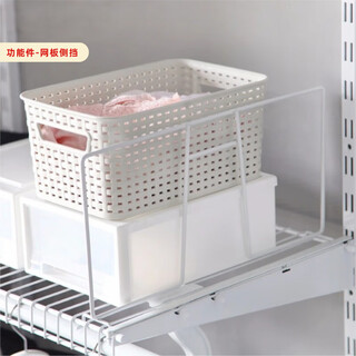 Binai home open cloakroom customized wardrobe walker series exclusive accessories | l-shaped mesh metal side blocks mesh side blocks 41x20cm - single