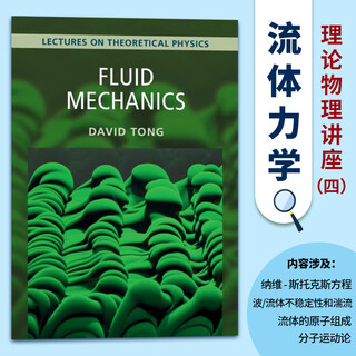现货 流体力学：理论物理讲座四 Fluid Mechanics:Lectures on Theoretical Physics 英文原版 David Tong