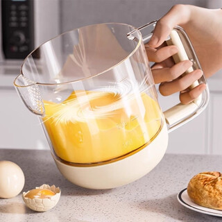 Egg beater manual semi-automatic mixer filter 2025 new multi-functional whipping cream artifact tool creative multi-functional egg beating mixing cup
