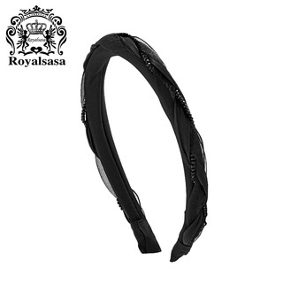 Royal sasa royal salsa hair accessories simple casual fashion imitation crystal headband high skull no damage hair headband temperament headband