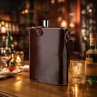 Snake 316 stainless steel wine bottle portable 55 jin jin is equal to 0.5 kg. liquor bottle empty bottle household metal car mount