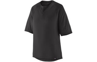 Patagonia short-sleeved t-shirt men's cap cool c1 series trail bike henley solid color black blk m
