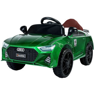 Frog youpin's new audi children's electric car four-wheel toy car remote control car for boys and girls swing car can seat people without remote control model car + low configuration upgraded model + lifetime warranty + bluetooth music + double doors