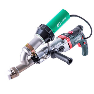 Leicester extrusion plastic welding gun geomembrane repair pp board water tank pickling tank hot melt welding extrusion welding gun lst610e (metabo motor)