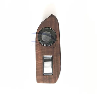 Yusenyi is suitable for prado domineering lc150 door glass lift switch trim panel mahogany decoration 1013 left rear door mahogany with horn cover