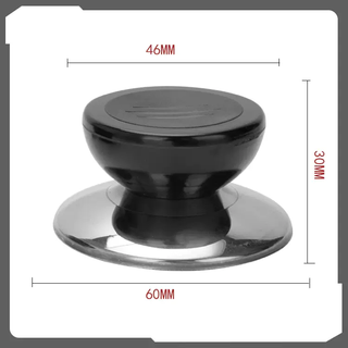 Yusenyi pot lid head tempered glass lid handle household transparent lid cap universal wok stir-fry steamer handle accessories 1 pack pot lid handle (applicable to 99% of pot lids)