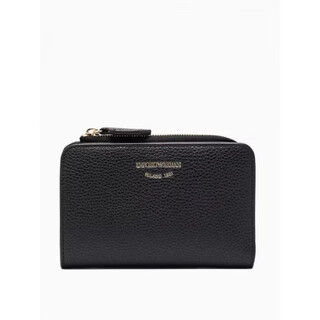 Armani armani ea series women's bag new myea printed coin purse wallet card holder zipper black