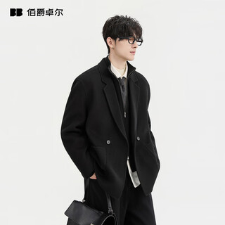 Earl zall none wool blend earl zall 25 autumn and winter short coat men's wool double-sided blazer