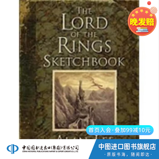 The lord of the rings manuscript english original the lord of rings sketchbook deluxe hardcover large open collector's edition movie surrounding art album illustrated edition hobby reading alan lee