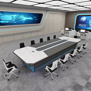 小型会议桌科技感会议桌长条桌烤漆指挥中心培训桌创意判刑桌 款式尺寸定制