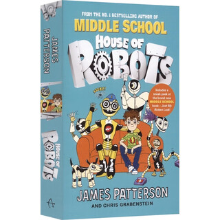 New children's century house of robots 3-volume set of house of robots comic chapter book 9-12 years old extracurricular reading for teenagers english learning middle school author's new work original english imported children's book house of robots
