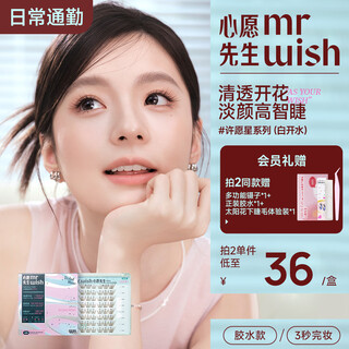 Mr. wish glue false eyelashes wishing star eyelashes supernatural simulation baileys 2025 new plain boiled water