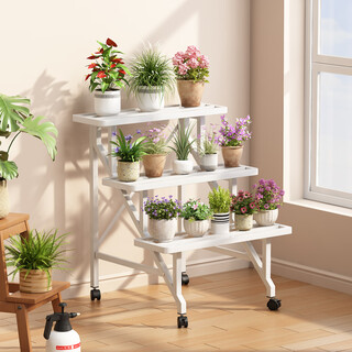 Anya flower rack balcony storage rack stepped flower rack living room floor-standing removable outdoor flower pot bracket