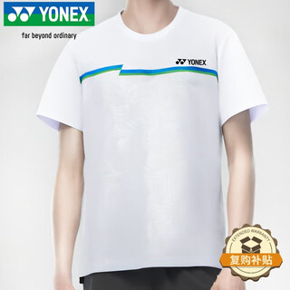 YONEX尤尼克斯羽毛球服速干透气比赛训练运动T恤男115075BCR白L