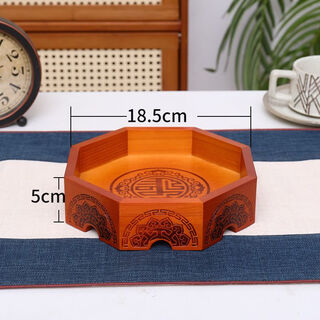 Pick-up cat tibetan fruit plate new year snacks display living room octagonal plate dried fruit storage box hidden plate multi-layer display plate 2025 new octagonal plate octagonal small--single pack