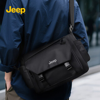 Jeep crossbody bag men's large-capacity shoulder bag women's messenger bag daily work commuting college students fashion versatile shoulder bag
