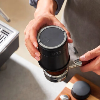 He jiagong coffee powder catcher with scale, hand brewed italian powder catcher, scent cup, precise graphite black 500g/0.1g